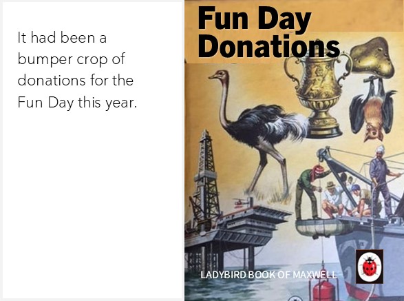 Ladybird book of donations